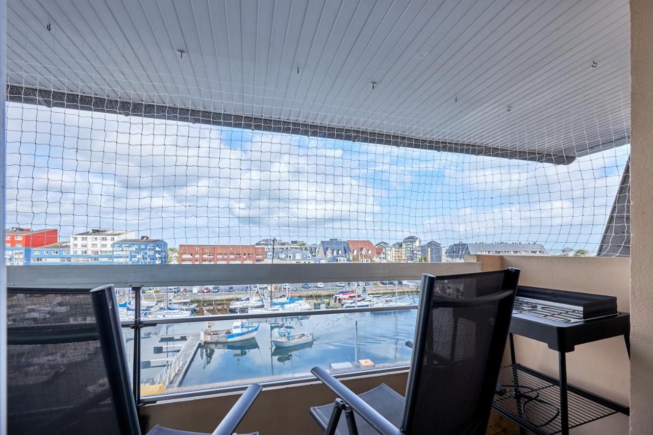 Le Tikahupo - Charmant Appt Vue Sur Le Port Courseulles-sur-Mer Kültér fotó