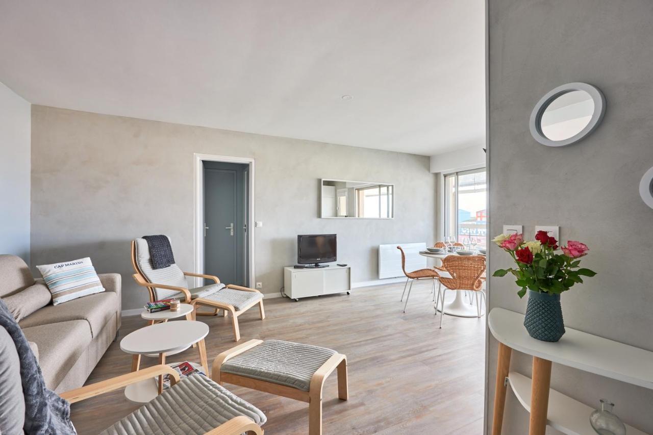 Le Tikahupo - Charmant Appt Vue Sur Le Port Courseulles-sur-Mer Kültér fotó